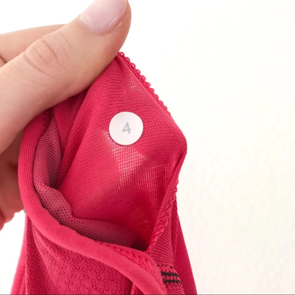 Lululemon Minimalist Tank Top Mini Ripple Boom Juice Multi Pink - Picture 7 of 10